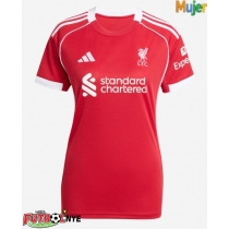 Camiseta Liverpool Ryan Gravenberch #38 Primera Equipación para mujer 2025-26 manga corta